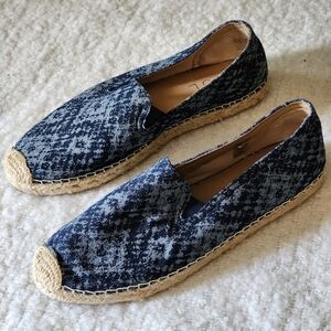 Soul Naturalizer denim print espadrile color blue size 8.5M